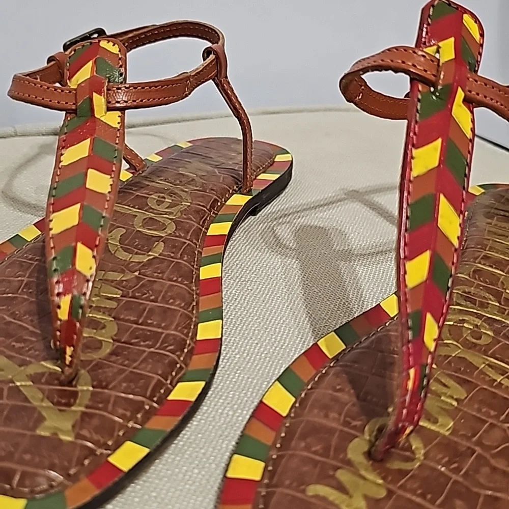 Sam Edelman Gigi 5 Leather Sandals - Picture 4 of 11